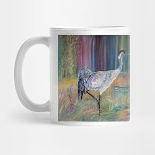 Crane and swamp Mug